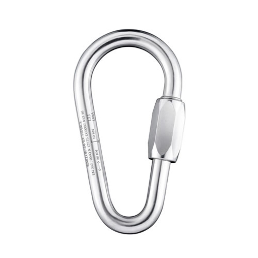 ZP Steel Quick Link Pear 10mm - 7/16 EN