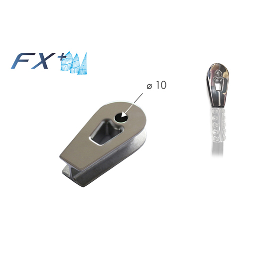 Cosse FCI 2500 pour câble anti-torsion 13mm/ axe 10mm