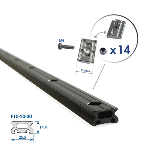 TRACK 2,00M+SLUGS N°3/23MM