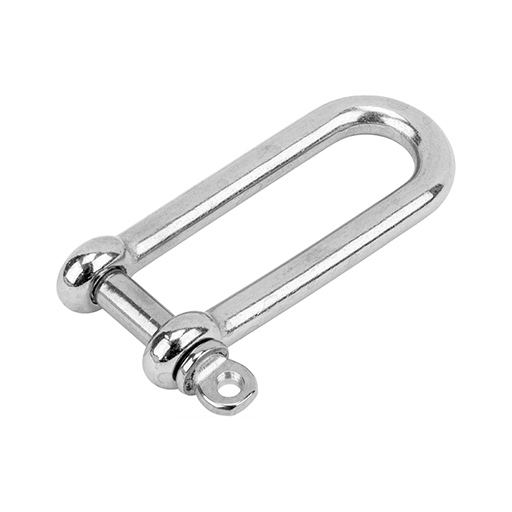 Round Body Long D Shackle 6mm Dia.
