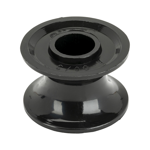 27mm X 18mm X 10mm Acetal Sheave Black