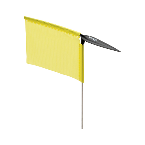 Racing Burgee Single Yellow