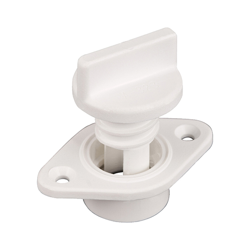 Drain Socket And Captive Screw Bung White