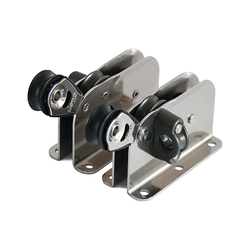 Sliding Jib Fairlead & Track With Piston Stop Black