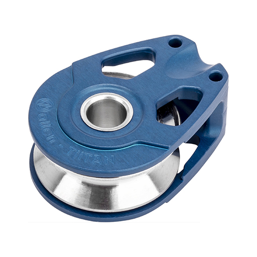 30mm Tiitan Single Block With Ti Sheave And Ceramic Balls