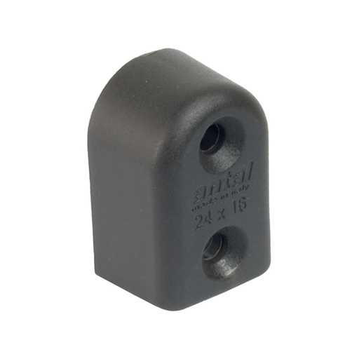 Embout supérieur pour rail 24x16 (1 par système, pour le haut du rail)