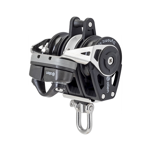 40mm Triple Block And Becket With Centre Ratchet And Cleat