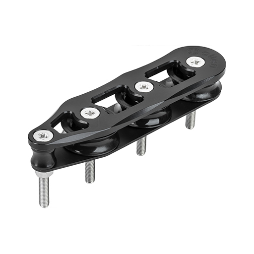 30mm Plain Bearing 3 Sheave Deck Organiser