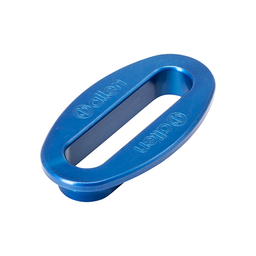 34mm X 8mm Aluminium Rope Guide Blue
