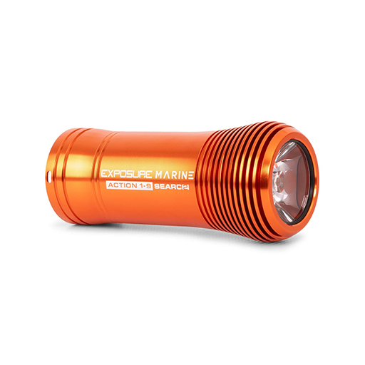 Exposure 9 degree 1000 lumen search light with triple cell