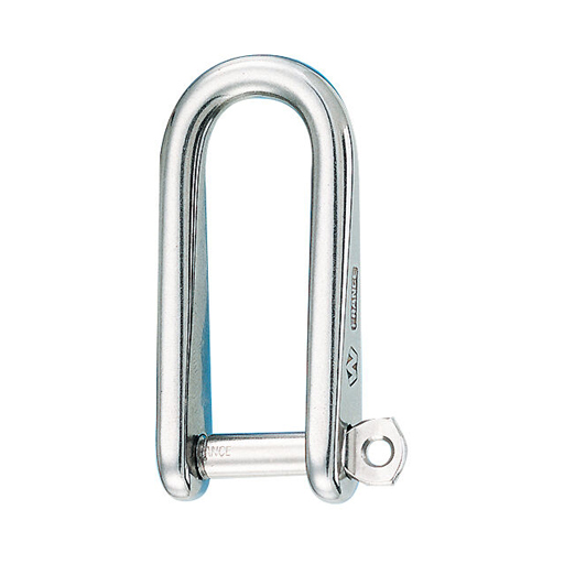 Manille autobloquante - pour point d'amure de grand-voile - Dia 6mm