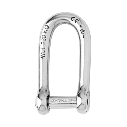 Self-locking allen head pin long shackle 6 mm