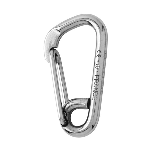 Mousqueton de pompier - Asymétrique - Dia 8mm - Long: 80mm