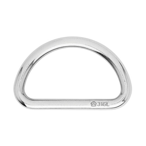 Anneau D - 316L - Dia section: 6mm - Dia passage: 40mm