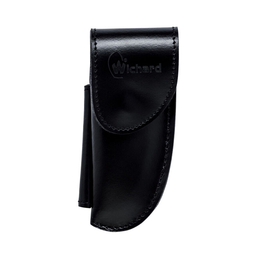 Black Leather Sheath For Folding Knife