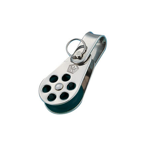 Poulie inox simple - Réa 24 - Anneau