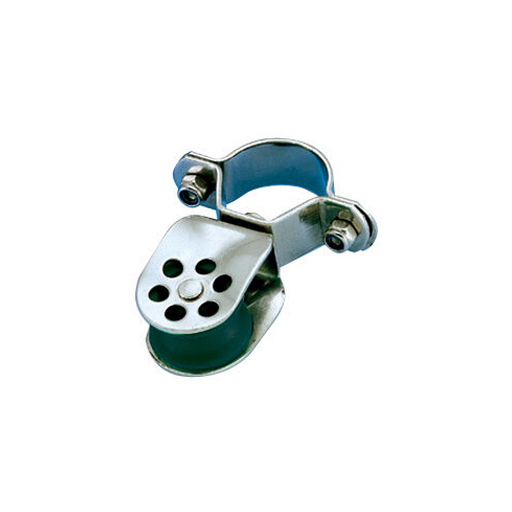 Poulie inox simple - Réa 25 - Pour chandelier dia 25mm