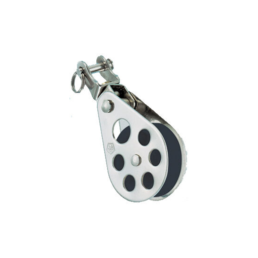 Poulie inox simple - Réa 45 - Emerillon - Pour pied de mât