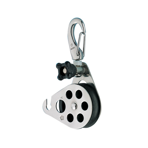 SS Snatch Block 6mm Max Rope