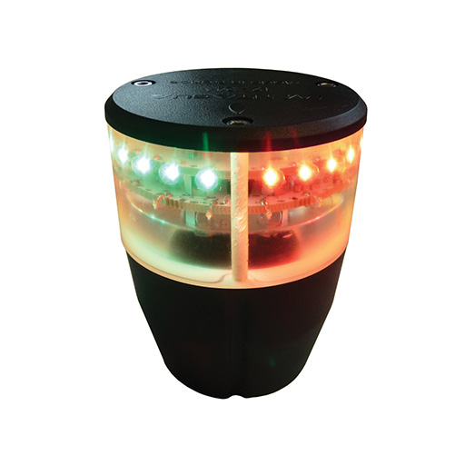 Horizontal 2NM Tricolor with Anchor - Upside - with foot & top cover